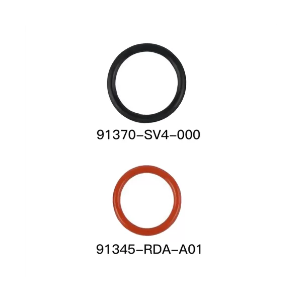 For ACURA HONDA Power Steering Pump Rubber Inlet & Outlet O-Ring Seals 2 Pcs KIT 91345-RDA-A01+91370-SV4-000 - Image 5