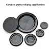Rubber Protective Coil O-ring Seal Environmental Protection Insulation Threading Sleeve With Card Slot Over Wire Guard Loop For - Image 2
