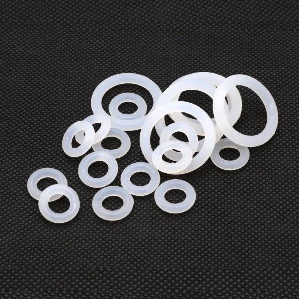 10pcs White VMQ O Ring Gasket CS 4mm OD 12 ~ 150mm Food Grade Rubber Insulate Round O Shape Seal O-ring Silicone Rings - Image 3