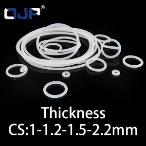 O-ring CS 1/1.2/1.5/2.2mm silicone VMQ sealing ring high temperature resistant gasket waterproof and elastic in specifications