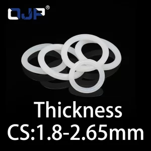 O-ring thickness 1.8/2.65mm CS silicone VMQ sealing temperature resistant gasket rubber ring complete in specifications