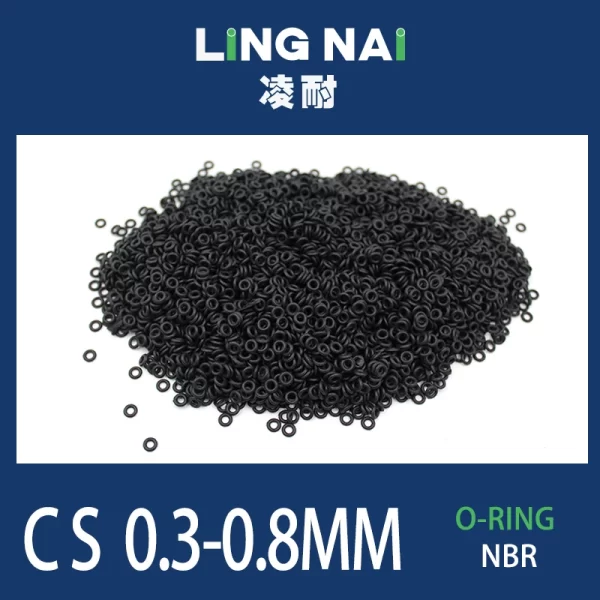 NBR rubber Nitrile CS 0.3/0.4/0.5/0.6/0.7/0.8mm O-ring rubber sealing ring gasket grommet silicon ring OD 1.3-81mm