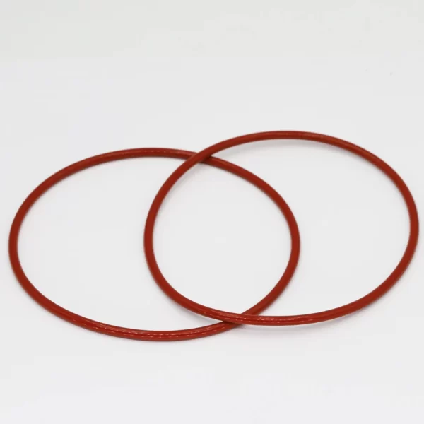 6pcs 100x5 100*5 105x5 105*5 110x5 110*5 (OD*Thickness) 5MM Food Grade Red Silicone Rubber Oil Seal O Ring O-Ring Gasket - Image 3