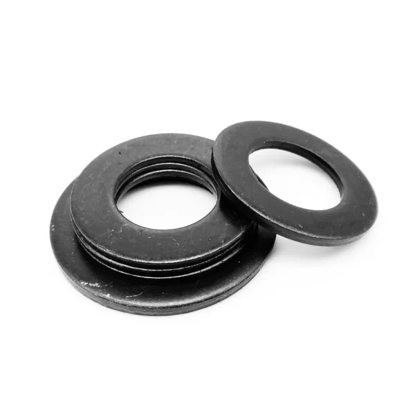 M1.6 M2 M2.5 M3 M3.5 M4 M5 M6 M8 M10 M12 M14 M16 M18 M20 M22 M24 GB97 Black Grade 8.8 Steel Flat Washer Plain Gasket Pad Ring - Image 3
