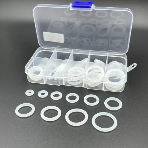 White Silicone O Ring Gasket VMQ CS 1.5/2/2.4/3.1mm Food Grade Insulate Waterproof High Temp Wear-Resistant Seal O-Ring Ring VMQ - Image 2