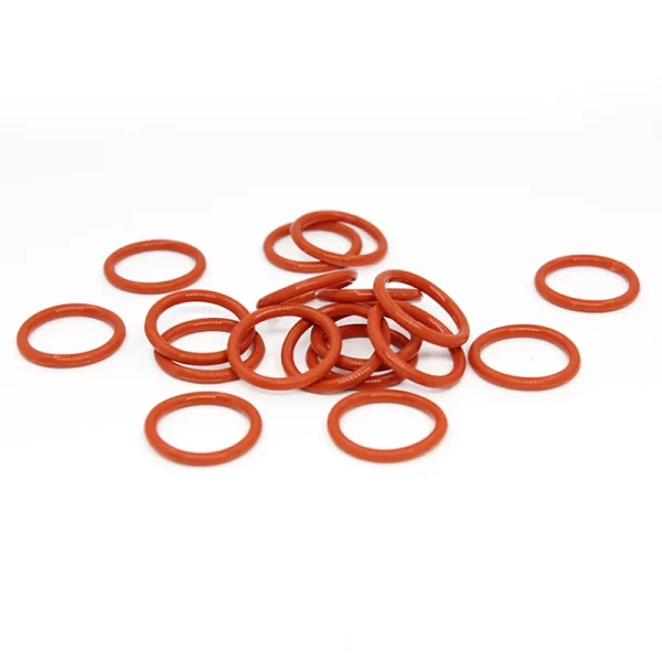 CS1.8mm Red VMQ Cross section silicone rubber thickness washer O-ring small batch wholesale silicon ring rubber ring - Image 3