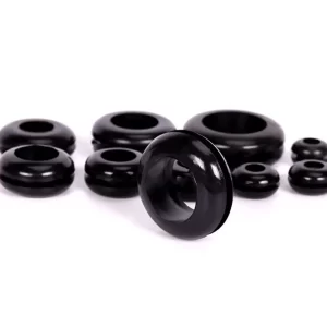Blakc Rubber Grommet ID 3/4/5/6/7/8/10~22mm Seal Gasket Wire Cable Hole Double Sided Protective Coil O-rings