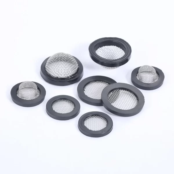 10Pcs 1/2" 3/4" O-Ring Seal Hose Gasket Rubber Washer with Net for Faucet Grommet Rubber Gasket Filter Washer Sink Strainer Tool - Image 4