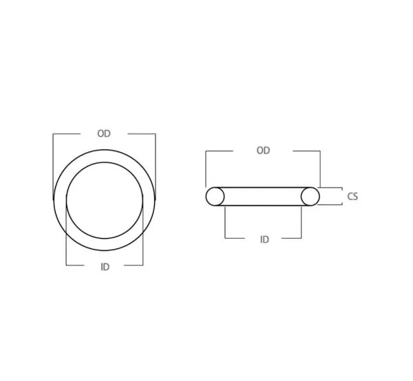 FKM CS 1.8mm Green/Brown Fluorine Rubber O Ring Gaskets ID 1.8/2/2.24/2.5/3/3.15-120mm O-Ring Oil Seals Washer - Image 3