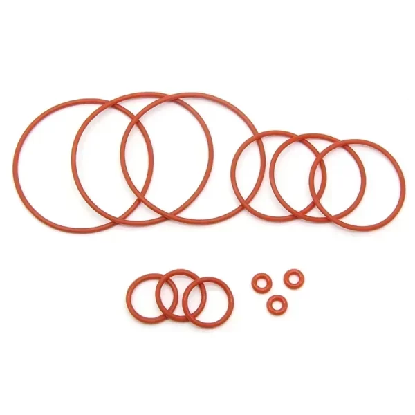 50pcs Red VMQ O Ring CS 1/2/3/4mm Food Grade Waterproof Sealing Washers Cooker Seal Gel Gaskets Insulated Rubber Silicon o-rings - Image 4