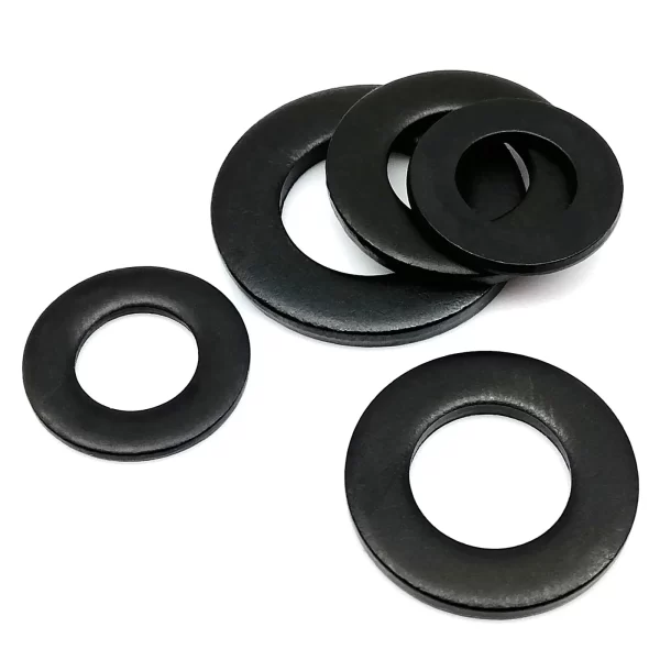 1000pc Mix M1.6 M2 M2.5 M3 M3.5 M4 M5 M6 M8 Black 304 A2-70 Stainless Steel GB97 Flat Washer Plain Gasket Set Assortment Kit Box - Image 2