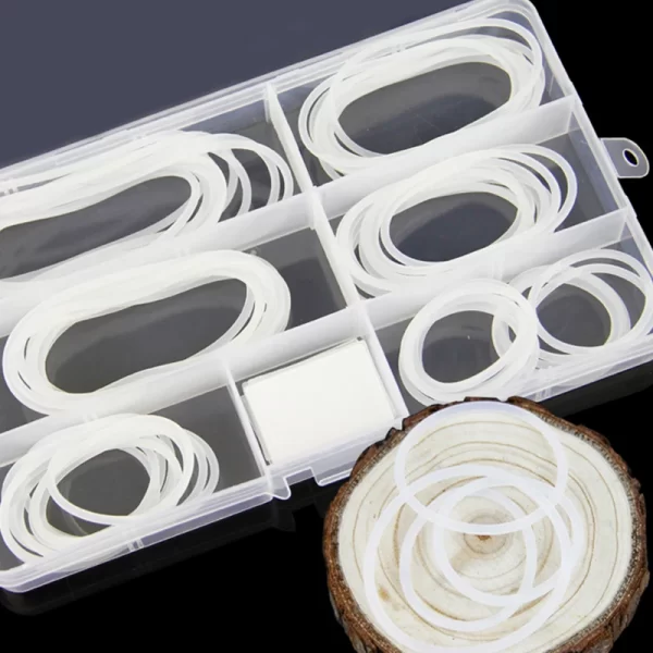 Silicone O-Ring Rubber Ring Set Tap Seal NBR VMQ FKM Gasket Box Ring Repair Kit Valve Water Repellent Oil Resistant Gasket Kit - Image 3