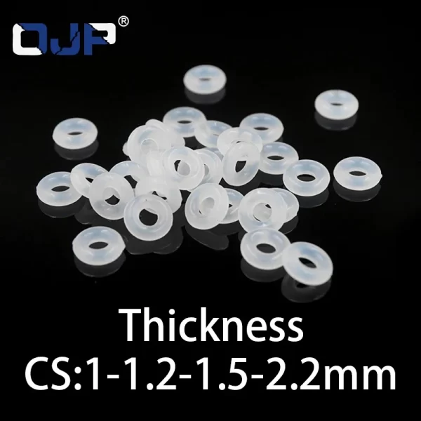 O-ring CS 1/1.2/1.5/2.2mm silicone VMQ sealing ring high temperature resistant gasket waterproof and elastic in specifications - Image 4