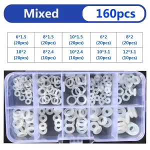 VMQ White Silicone O Ring Gasket Thickness CS 1.5/2/2.4/3.1mm Heat-Resistant Waterproof Insulate Food Grade Seal Silicone O-Ring