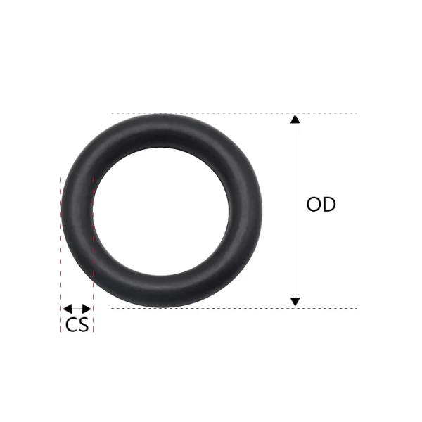 10/50Pcs EPDM o Rings CS 2mm OD 5 ~ 100mm Acid and Alkali Resistance Water Resistance Friction Resistance o-ring Black - Image 2