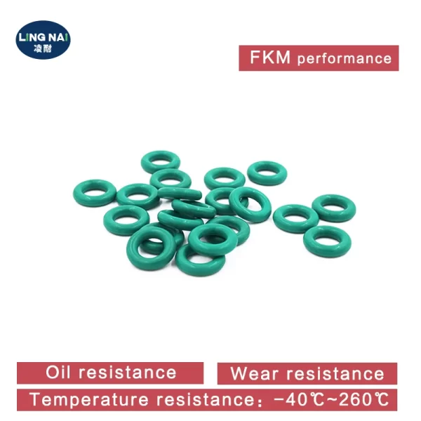 10PC/lot Rubber Ring Green FKM O ring Seal CS1mm Thickness OD3/4/5/6/7/7.5/8/9/10/11/12/13mm Rubber O-Rings Gasket RingsWasher.- - Image 5