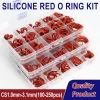 O Ring Gaskets Seal Silicone Red O-ring Sealing Kit Oil Resistant O-rings Rubber Oring High Temperature VMQ Washer CS1.0mm-3.1mm - Image 3
