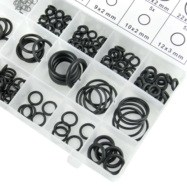 Silicone O-Ring Rubber Ring Set Tap Seal NBR VMQ FKM Gasket Box Ring Repair Kit Valve Water Repellent Oil Resistant Gasket Kit - Image 4