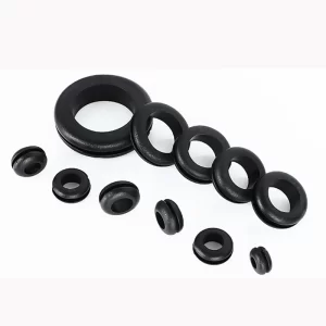 Rubber Environmental Protection Two-sided Protective Coil O-ring Snap on Loop Wire Sheath Grommet Smart Cover Pad With Card Slot