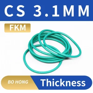 Thickness CS3.1mm Green FKM Fluorine Rubber O-rings Seals Gasket Washer temperature resistant wear-resistant oring