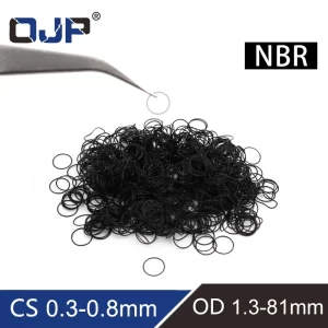 Thickness CS0.3/0.4/0.5/0.6/0.7/0.8mm OD1.3-81mm NBR rubber Nitrile O-ring sealing ring gasket grommet silicon ring