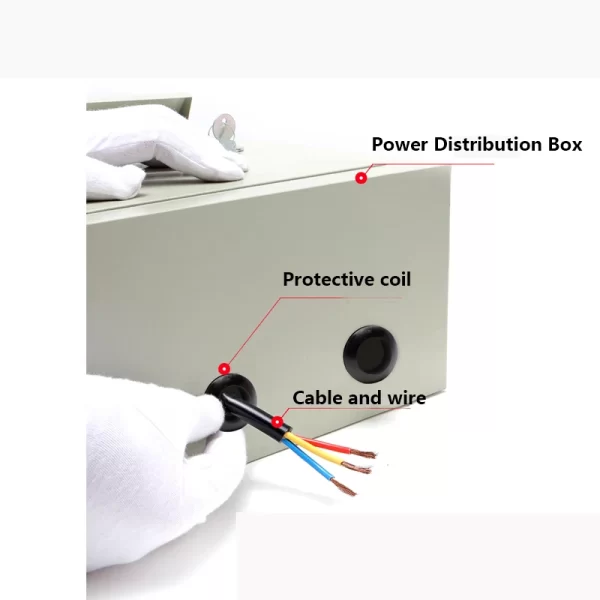 Black White Rubber Two-sided Grommet Seal Ring O-ring Sealing Cap Hole Plug For Protection Power Distribution Box Wire Cable - Image 4