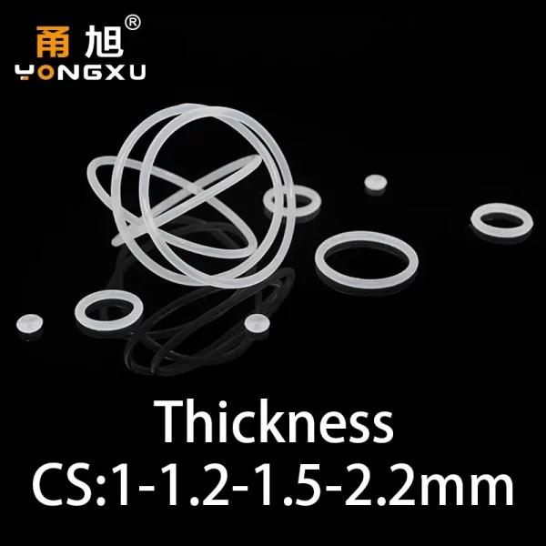O-ring CS 1/1.2/1.5/2.2mm silicone VMQ sealing ring high temperature resistant gasket waterproof and elastic in specifications - Image 6