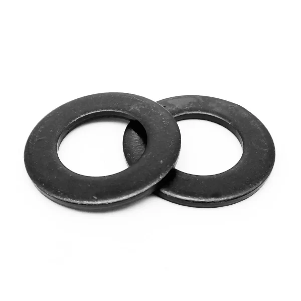 M1.6 M2 M2.5 M3 M3.5 M4 M5 M6 M8 M10 M12 M14 M16 M18 M20 M22 M24 GB97 Black Grade 8.8 Steel Flat Washer Plain Gasket Pad Ring - Image 4