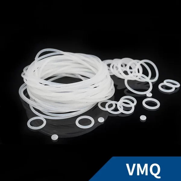 CS1mm White VMQ silicon Rubber O-rings Seals Gasket Washer temperature resistant Waterproof soft silicone ring - Image 4