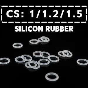 Thickness 1/1.2/1.5mm White VMQ O-ring cross section silicon rubber sealing gasket rubber washer wholesale in specifications