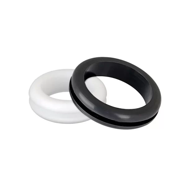 Grommet 3~80mm Black/White PVC Rubber Double Sided Protective Coil Seal Gasket Out Hole Wire O-ring for Protects Wire Cable Hole - Image 3