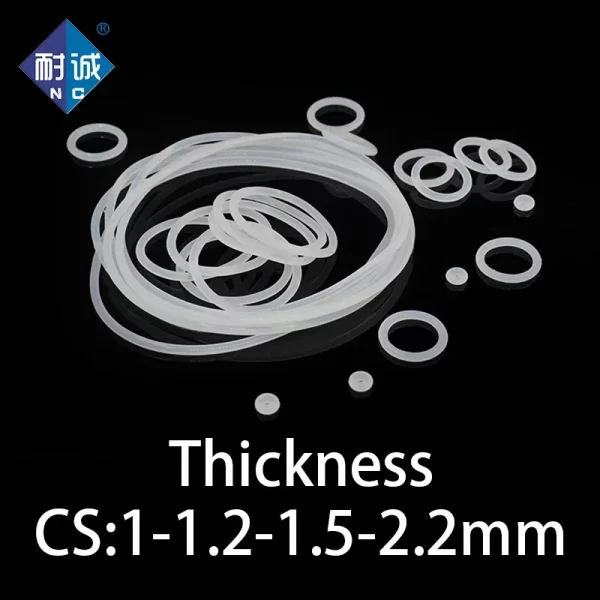 O-ring CS 1/1.2/1.5/2.2mm silicone VMQ sealing ring high temperature resistant gasket waterproof and elastic in specifications - Image 4