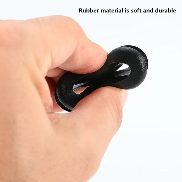Rubber Environmental Protection Two-sided Protective Coil O-ring Snap on Loop Wire Sheath Grommet Smart Cover Pad With Card Slot - Image 3