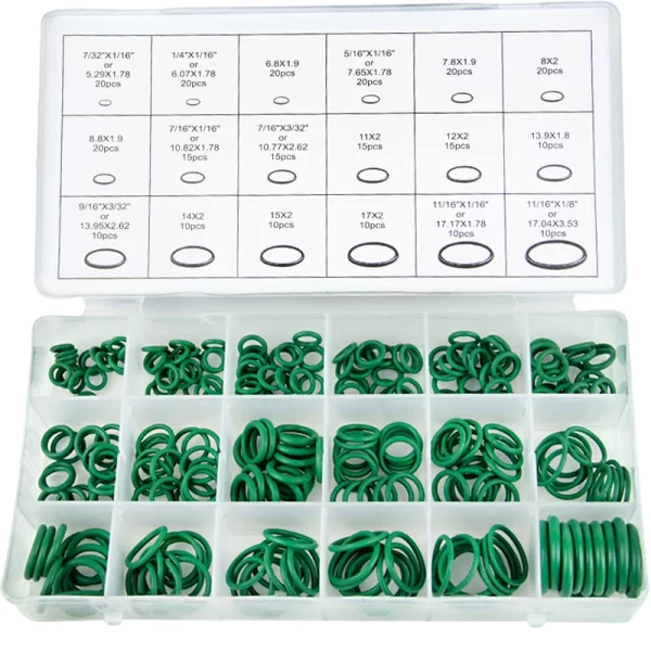 Silicone O-Ring Rubber Ring Set Tap Seal NBR VMQ FKM Gasket Box Ring Repair Kit Valve Water Repellent Oil Resistant Gasket Kit - Image 2
