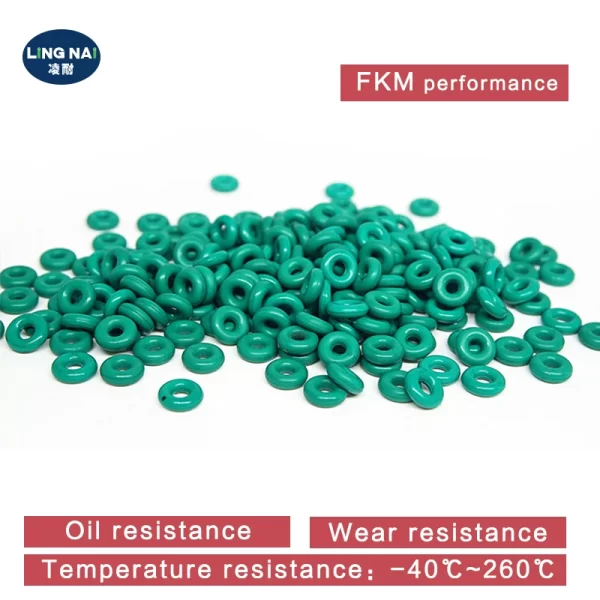 10PC/lot Rubber Ring Green FKM O ring Seal CS1mm Thickness OD3/4/5/6/7/7.5/8/9/10/11/12/13mm Rubber O-Rings Gasket RingsWasher.- - Image 3