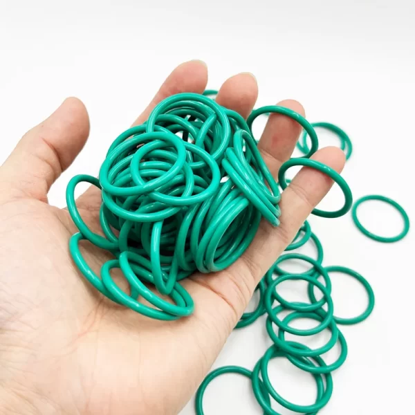 FKM O-ring Green Fluororubber Rubber Sealing Gasket O Ring CS1.5/2.0/2.4/3.1mm Oil Resistant Acid Alkali Resistant O-Ring Kit - Image 4