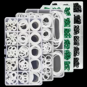 Silicone O-Ring Rubber Ring Set Tap Seal NBR VMQ FKM Gasket Box Ring Repair Kit Valve Water Repellent Oil Resistant Gasket Kit