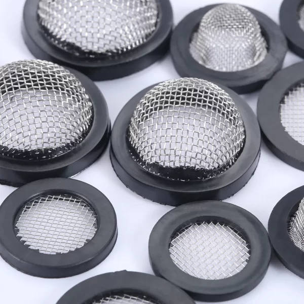 10Pcs 1/2" 3/4" O-Ring Seal Hose Gasket Rubber Washer with Net for Faucet Grommet Rubber Gasket Filter Washer Sink Strainer Tool - Image 6