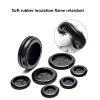 Rubber Protective Coil O-ring Seal Environmental Protection Insulation Threading Sleeve With Card Slot Over Wire Guard Loop For - Image 4