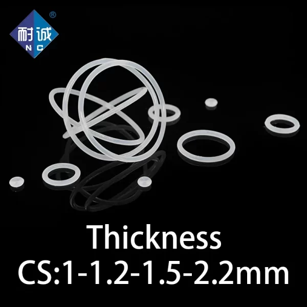 O-ring CS 1/1.2/1.5/2.2mm silicone VMQ sealing ring high temperature resistant gasket waterproof and elastic in specifications - Image 5
