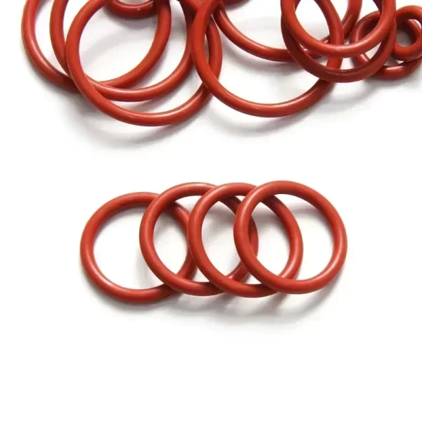 50pcs Red VMQ O Ring CS 1/2/3/4mm Food Grade Waterproof Sealing Washers Cooker Seal Gel Gaskets Insulated Rubber Silicon o-rings - Image 6
