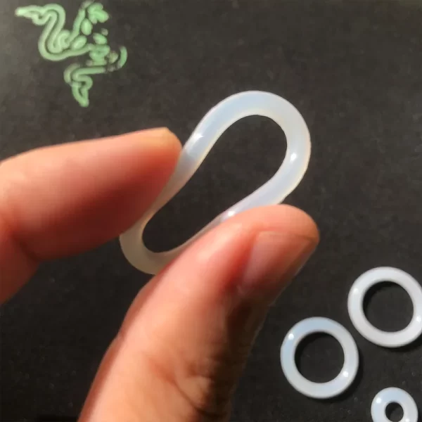 White Silicone O Ring Gasket VMQ CS 1.5/2/2.4/3.1mm Food Grade Insulate Waterproof High Temp Wear-Resistant Seal O-Ring Ring VMQ - Image 4