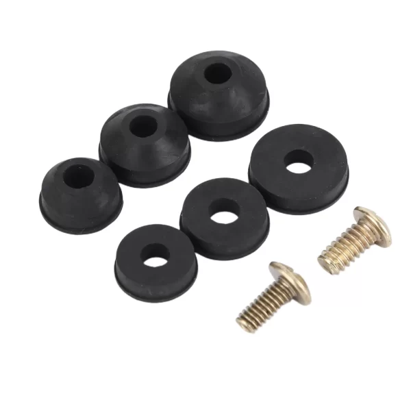 58 Pcs Rubber Faucet Washers with Brass Screws Faucet Washers Replacement Kit Flat and Beveled O-ring for Repairing Faucet Leak - Image 2