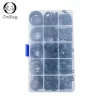 200pcs 15 Sizes O Rings Rubber O Ring Seal NBR Black Sealing O-rings Nitrile Washer Rubber o-ring set Assortment Kit Set Box-.- - Image 5