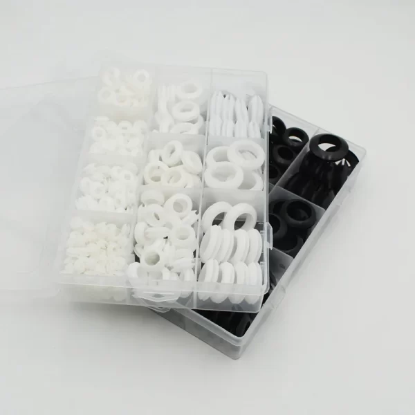 New High Rubber Grommet Protector Ring Cable Gasket Blanking Black O Ring Seal ORing Kit for Wire Electrical Appliance Plumbing - Image 3