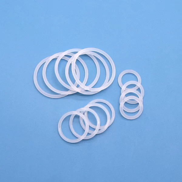 50pcs VMQ O Ring Thickness CS 2/3/3.5/4mm White Rubber Seal Rings OD 5-100mm Heat-Resistant Food Grade Silicone O-Ring - Image 3