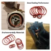 10/50pcs VMQ Silicone O-Ring CS 2mm OD 5mm ~ 100mm Red Food Grade Rubber Silicone Sealing Waterproof Insulated Gasket Washer - Image 2