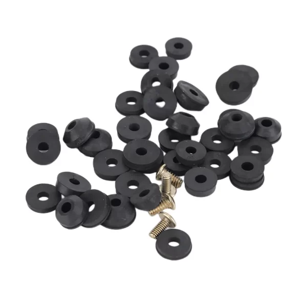 48PCS Plumbing Faucet Seal Washer O-ring Rubber Faucet Washer Assortment with Screws Flat Beveled for Repairing Faucet Leak - Image 3