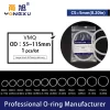White Silicon O-ring Silicone/VMQ CS5mm OD55/60/65/70/75/80/85/90/95/100/105/110/115*5mm Oring Seal Rubber Ring Gasket Washer.-. - Image 2