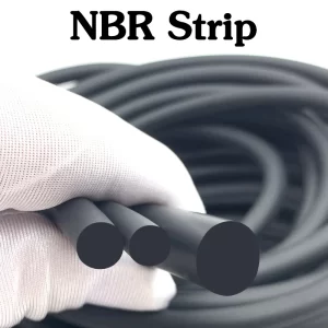 NBR OD1~30 Black Rubber Strip Seal High Temperature And Oil Resistant Nitrile Sealing Rope Solid High-Quality Round Strip O-Ring